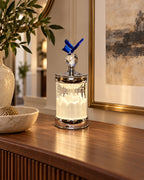 2679 Butterfly Blue Crystal Night Lamp