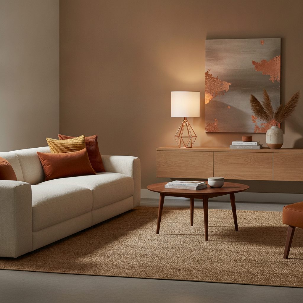 1-light Rose Gold tabble lamp E26