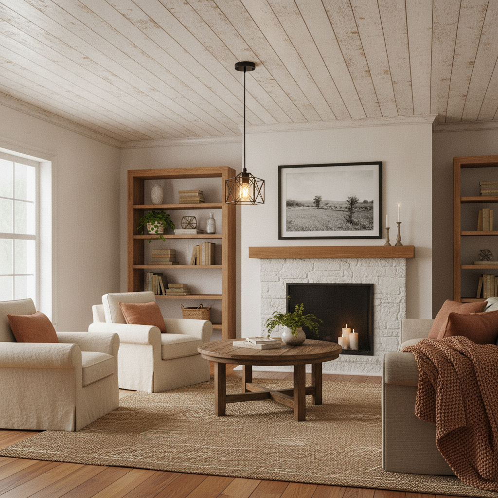 1-light Black pendant E26