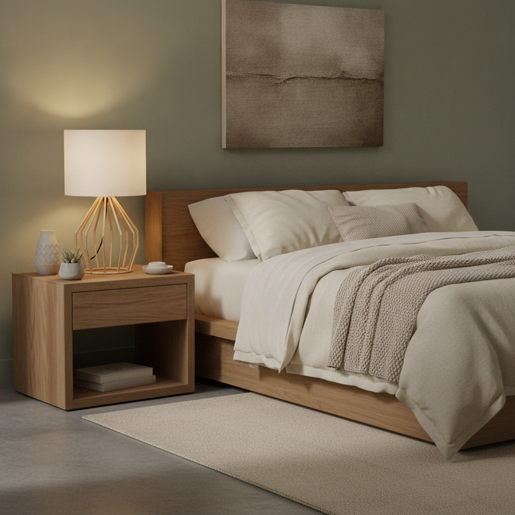 1-light Gold Fabric E26