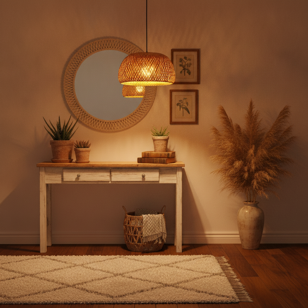 1-light  Woven Dome E26