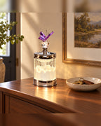 2679 Butterfly Purple Crystal Night Lamp