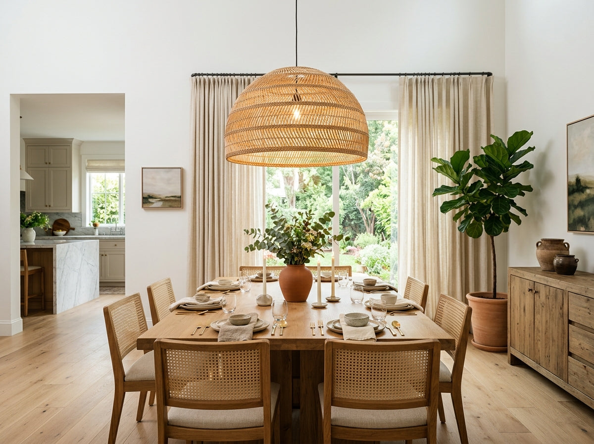 Pendant light product-inspired room scene