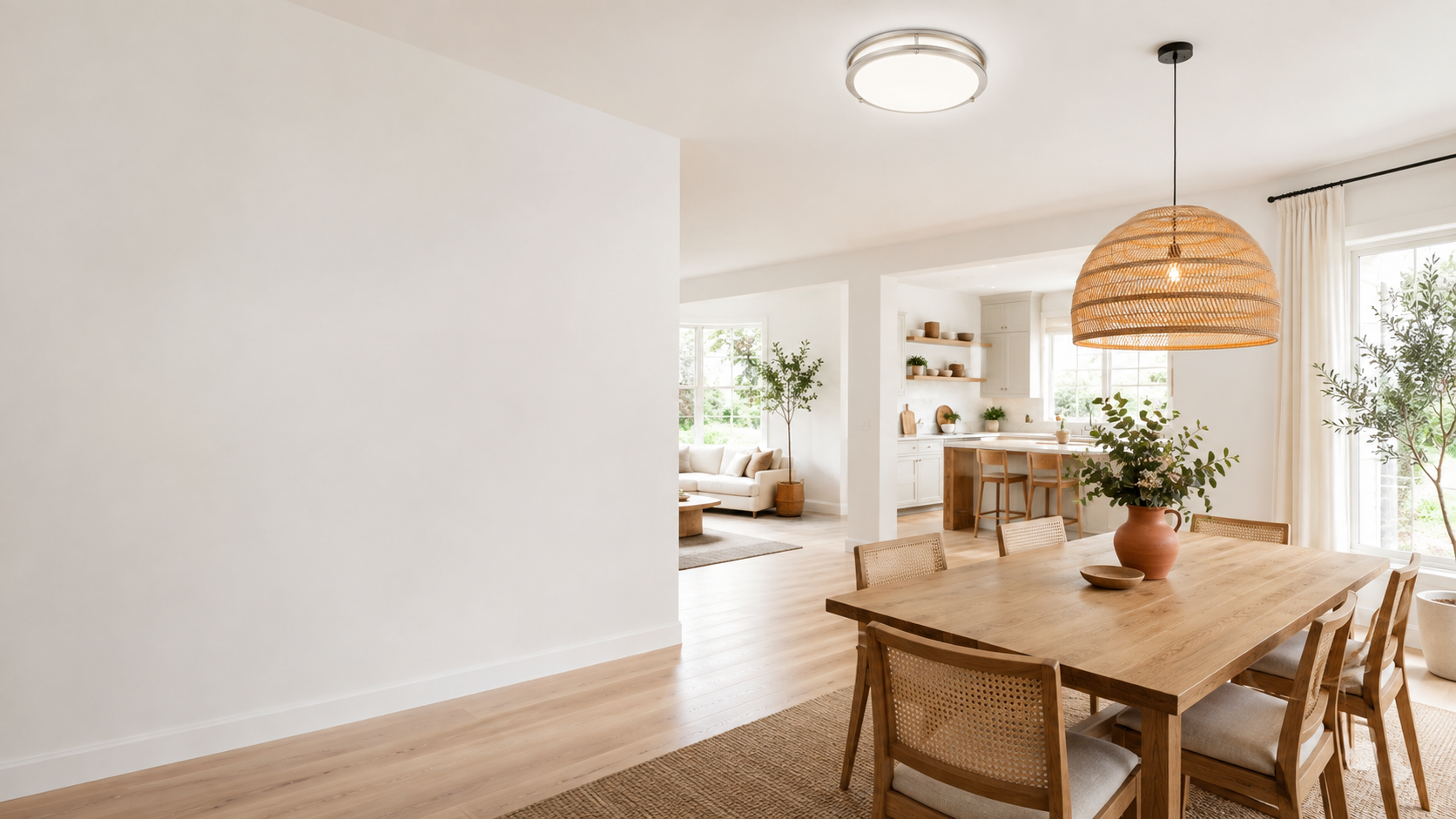 KYOEON ceiling and pendant lighting in a modern American home